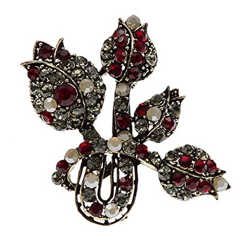 Broche mariage en strass et métal pour sublimer une robe de mariée