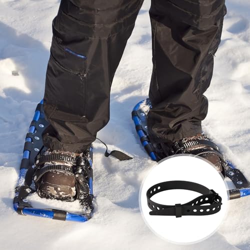 Sangles de fixation de snowboard robustes et réglables pour raquettes à neige - 6