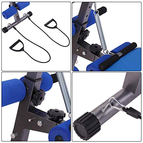 Image of Home Rowing Machine Multi-Function Rowing Machine for Home Use Squat Assist Row-Ride Trainer for Squat Exercise and Glutes Workout Waist Supine Board Sit Up Bench Push Ups Fitness Equipment