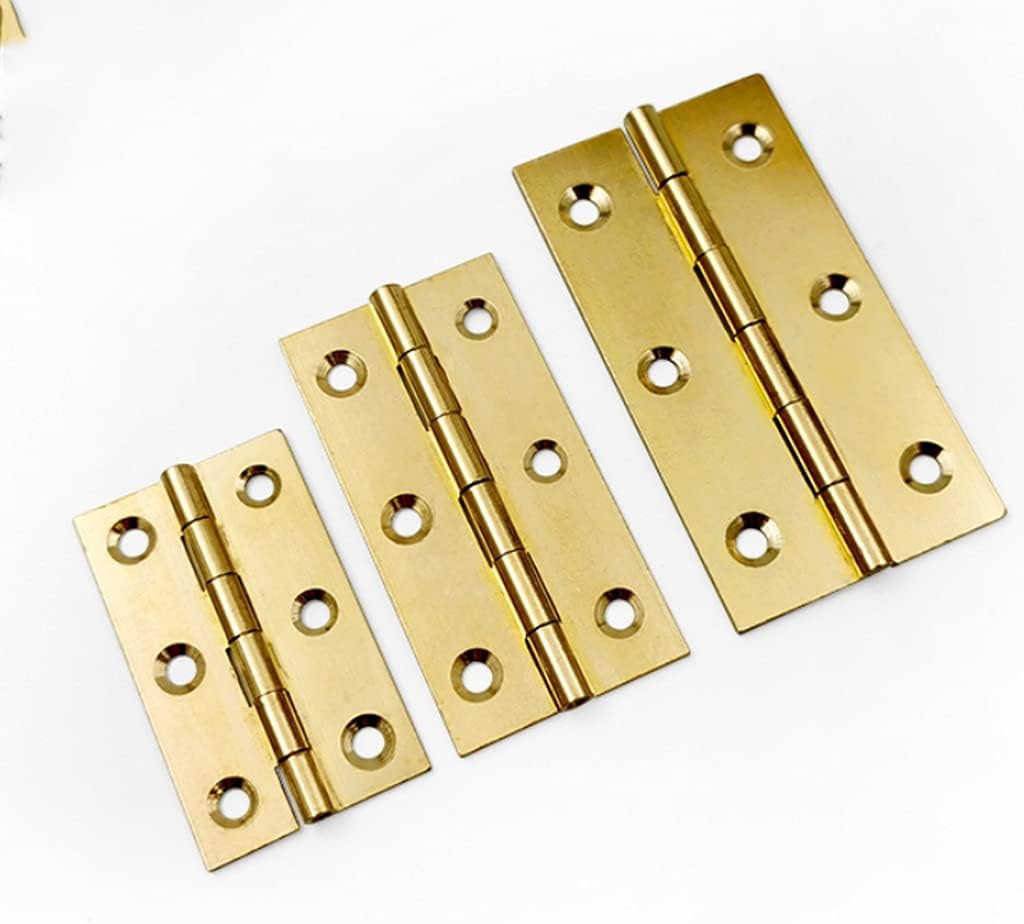 Golden Copper Hinge Hinge, Cabinet Door Wardrobe Hinge Casement Furniture Hardware Hinges