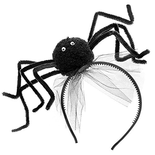 Preisvergleich Produktbild Haarreifen mit Riesen- Spinne Karneval Fasching Halloween