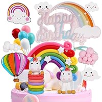 Topper Per Torta Unicorno - Corno E Orecchie Dorate Per Decorazione Compleanni - Foto 7