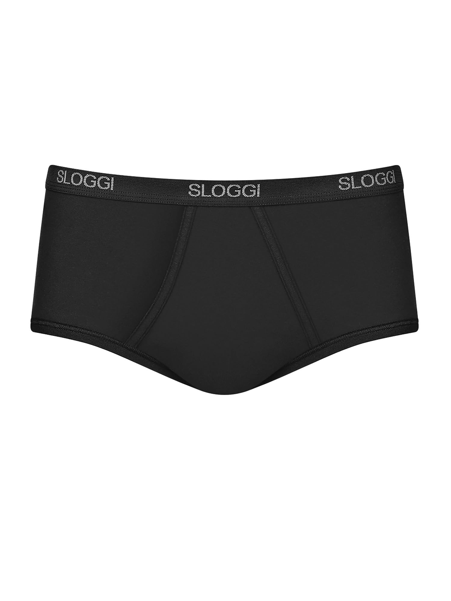 Sloggi Men's Basic Midi Hipsters, Black, 40 UK