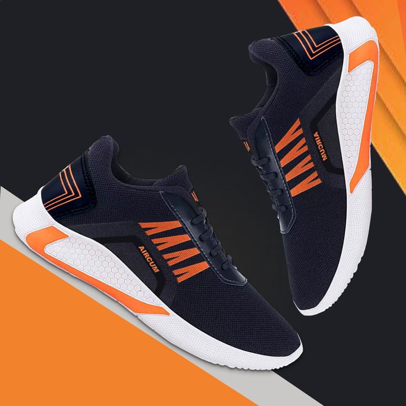 Image of 441 Men's Black Mesh with Sole of PVC Sports Shoe for Running, Gym and Sports Activity