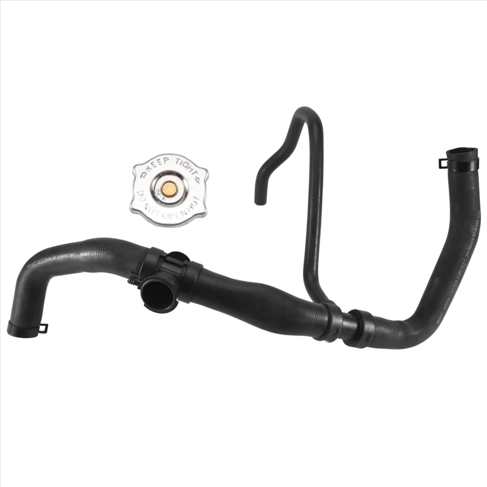 Manguera de Refrigerante Compatible Con Dodge Para Caliber 1,8 2,0 2,4 4 Cilindros 2007-2012 Manguera Superior Del Radiador Del Coche Tubería De Agua Refrigerante OEM:5058492AE
