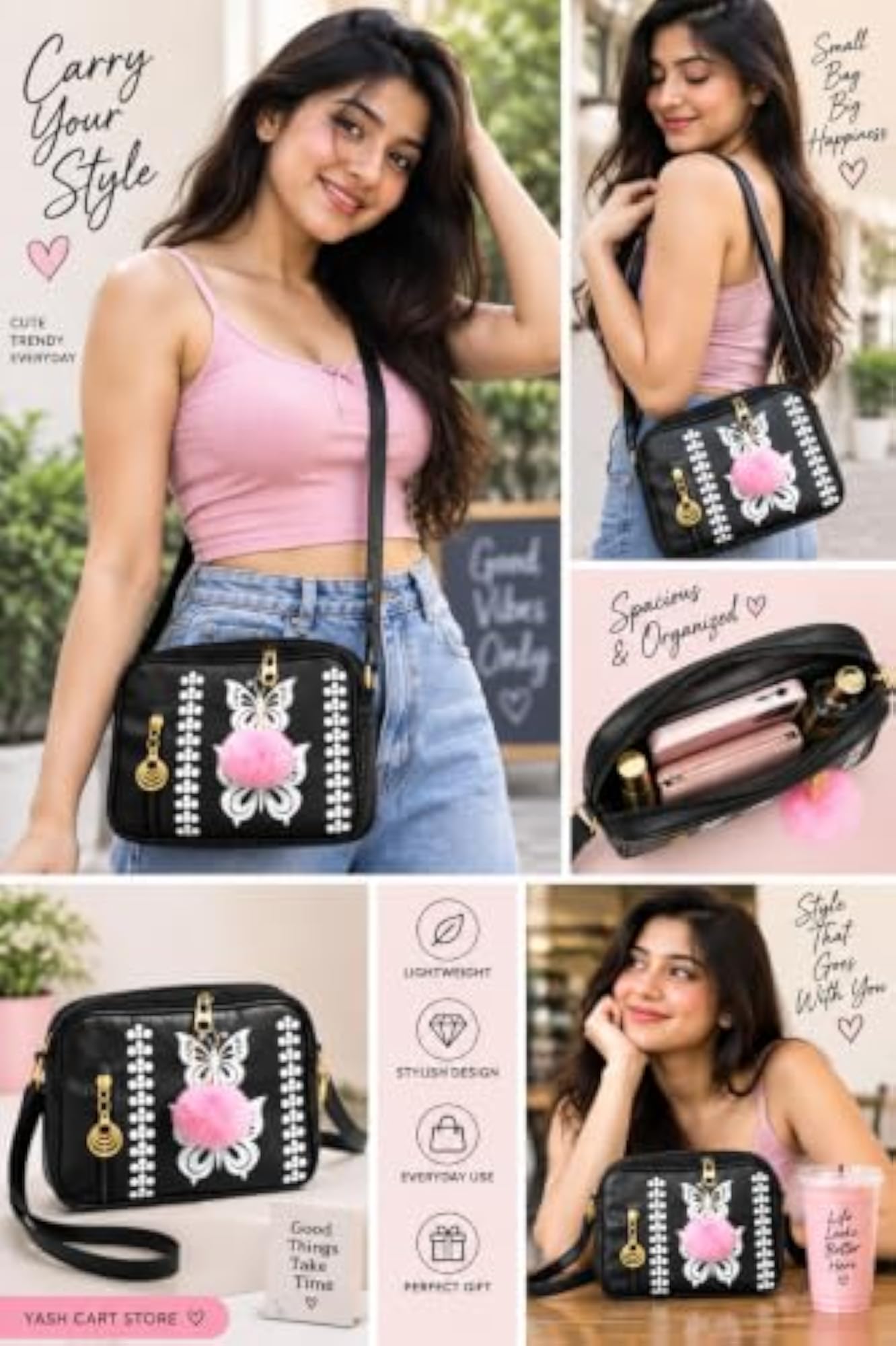Crossbody Sling Bag, Stylish and Functional Everyday Accessory