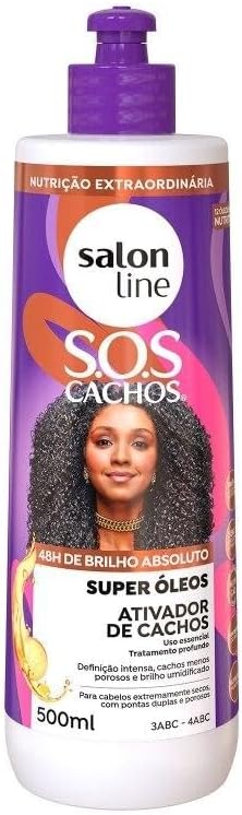 Linha Tratamento (SOS Cachos) - Ativador De Cachos Nutritivo 500 Ml - ( Treatment (SOS Curls) Collection - Nourishing Curl Activator 16.91 Fl Oz)