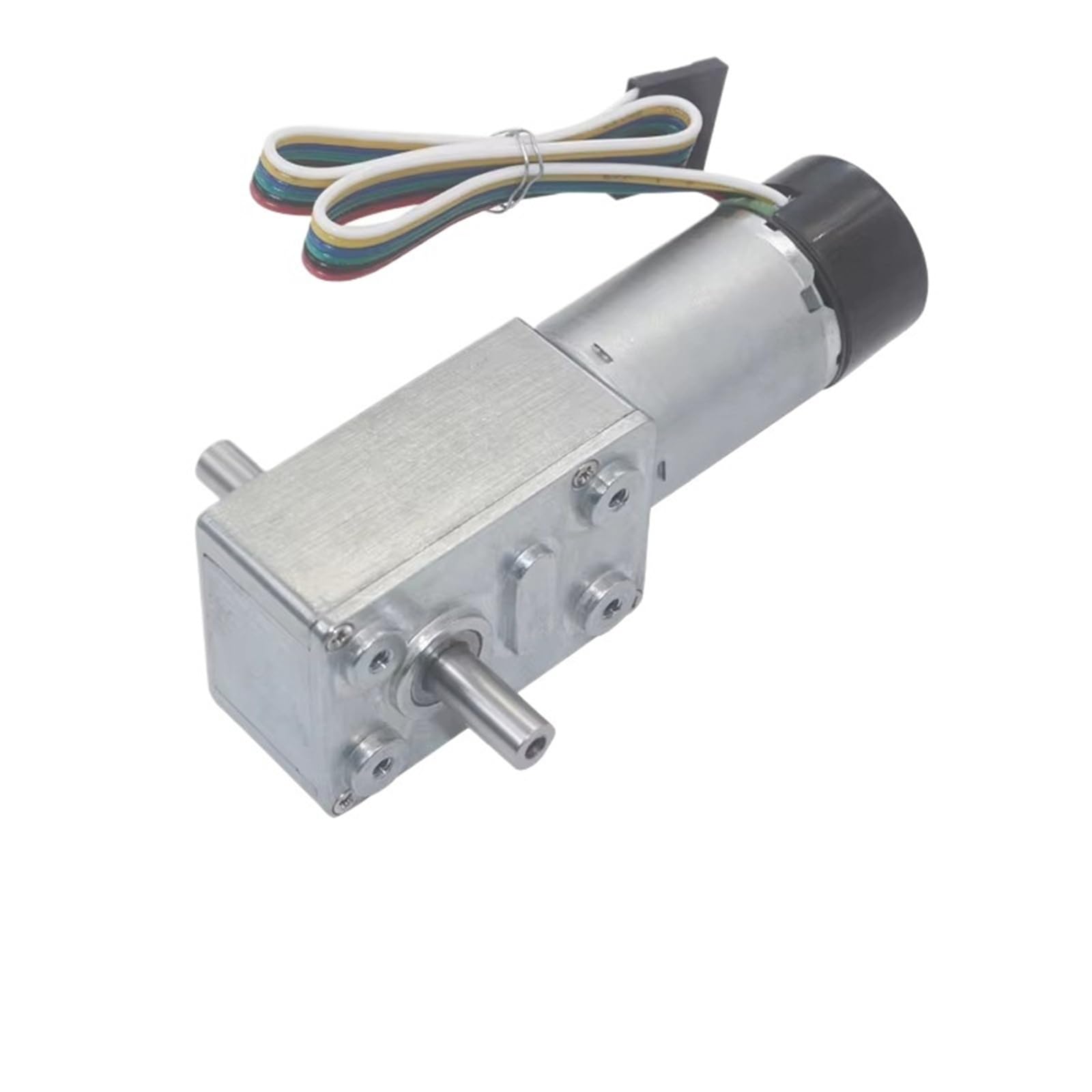 Moteur vis sans fin JGY-370 avec encodeur double arbre rotatif 12V