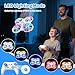Mini Drones For Kids Beginners - With LED Lights And 2 Batteries, Remote Control RC Quadcopter with Altitude Hold and 3D Flips,Full Propeller Protect,Boys Toys Gifts(Blue)