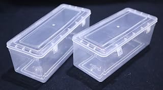 Inez Multipurpose Plastic Rectangular Stackable Organizer Small Storage Container Box Combo Transparent Boxes for Jeweller... Price In India
