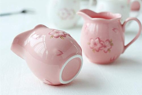 Miniatura 7 de Mathew Sakura - Juego de crema de cerámica y azucarero, juego de café para servir jarra de crema