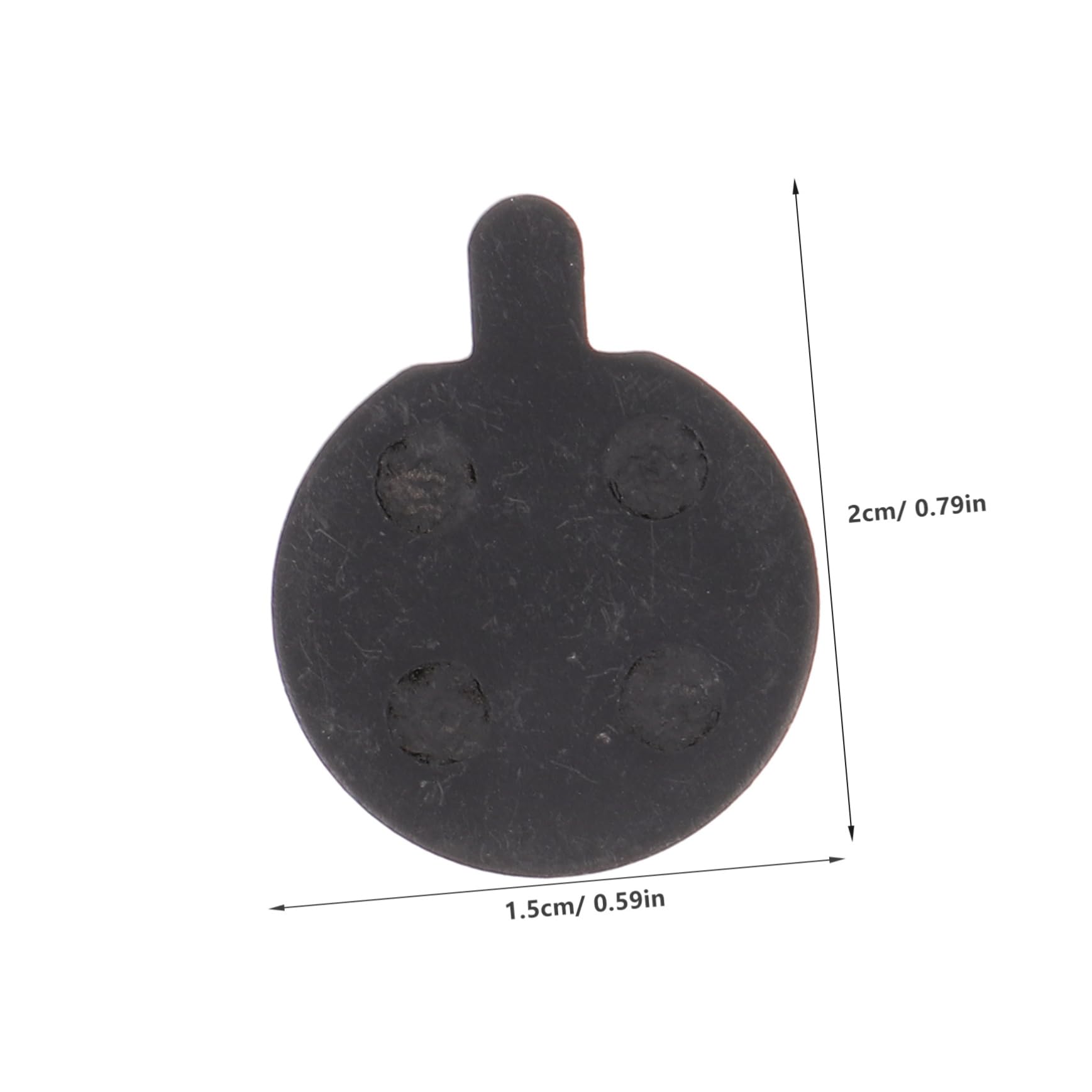 Yardwe Pastiglie dei Freni A Disco della Bicicletta Pasticche Freni City Bike E Bike Ciclismo Auto Pastiglia Freno Silenziosa Pastiglia Freno A Disco Bici Semimetallo Black