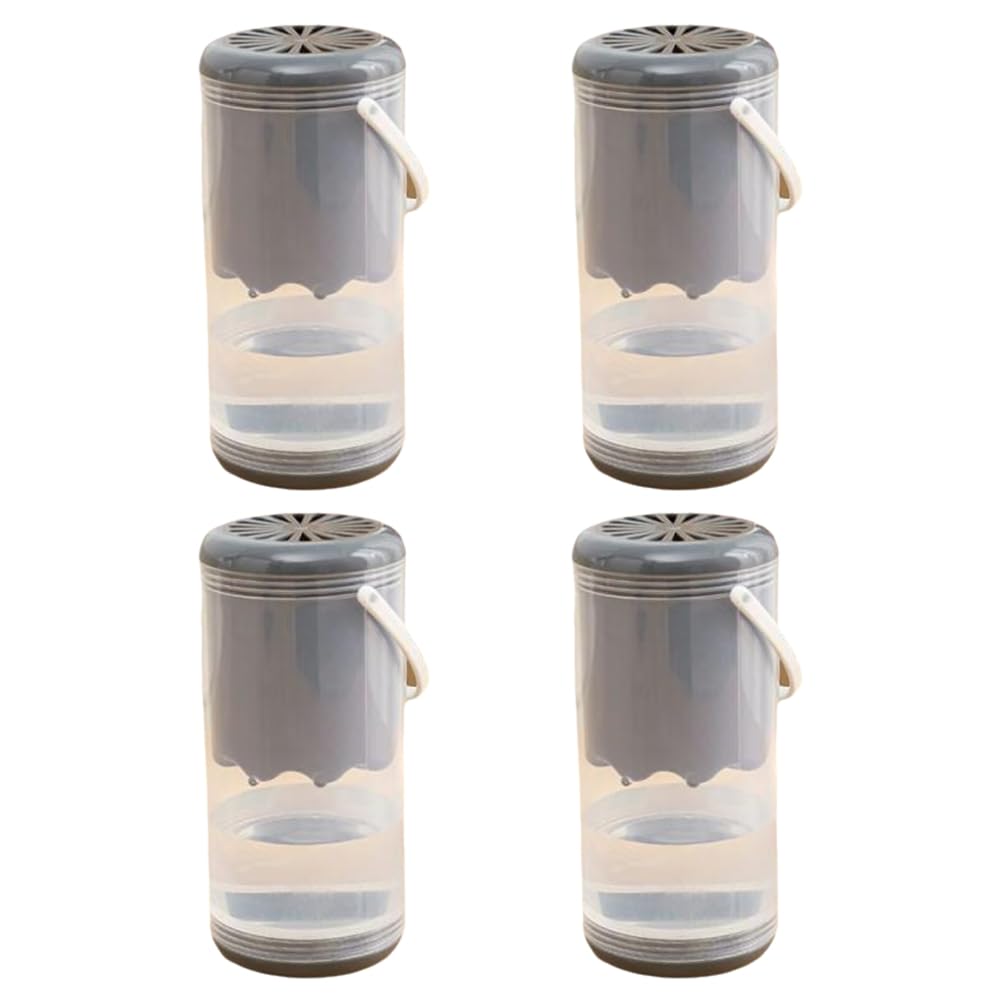 CTRLZS Moldproof Moisture Absorbers 4pcs Hangable Dehumidifier Box Moistureproof for Wardrobe Home Indoor Desiccant