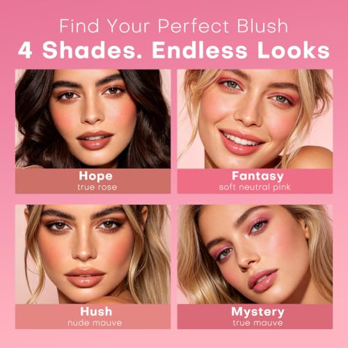 Liquid Blush for Cheeks, Dewy Hydrating Lip & Cheek Tint - image 6
