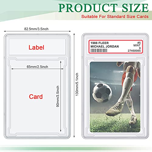 Trading Cards Protector Case Acrylic Clear Baseball Card Holders with