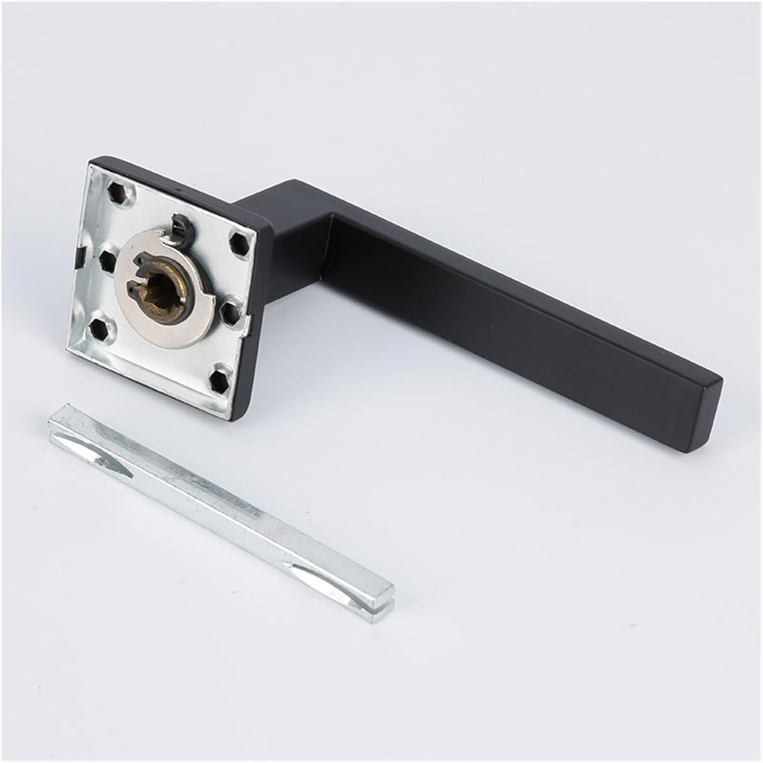 Stainless Steel Split Lock Silent Door Handle Bedroom Conjoined Bathroom Black Kitchen Wooden Door Anti-Theft Lock Handle Lock