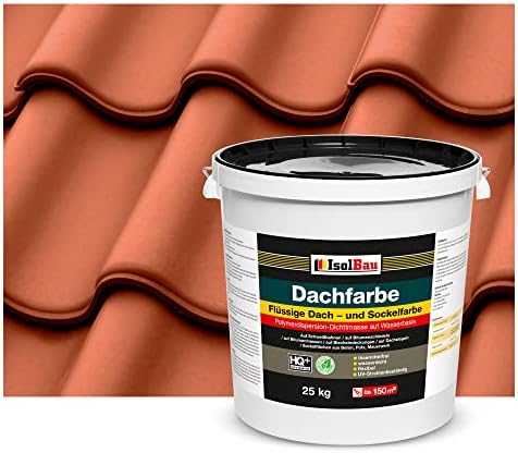 Isolbau Dachfarbe - 25 kg RAL Farbe Fassadenfarbe Nano Dachlack ...