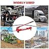 12-Ton Heavy Duty Porta Power Hydraulic Jack Kit, Professional Hydraulic Ram Pump System with 55-Inch/1.4m Oil Hose, Portable Storage Case for Trucks, Tractors, Auto Repair