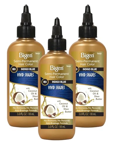Bigen Semi-Permanent Haircolor Indigo Blue 3 Pack miniatura 1