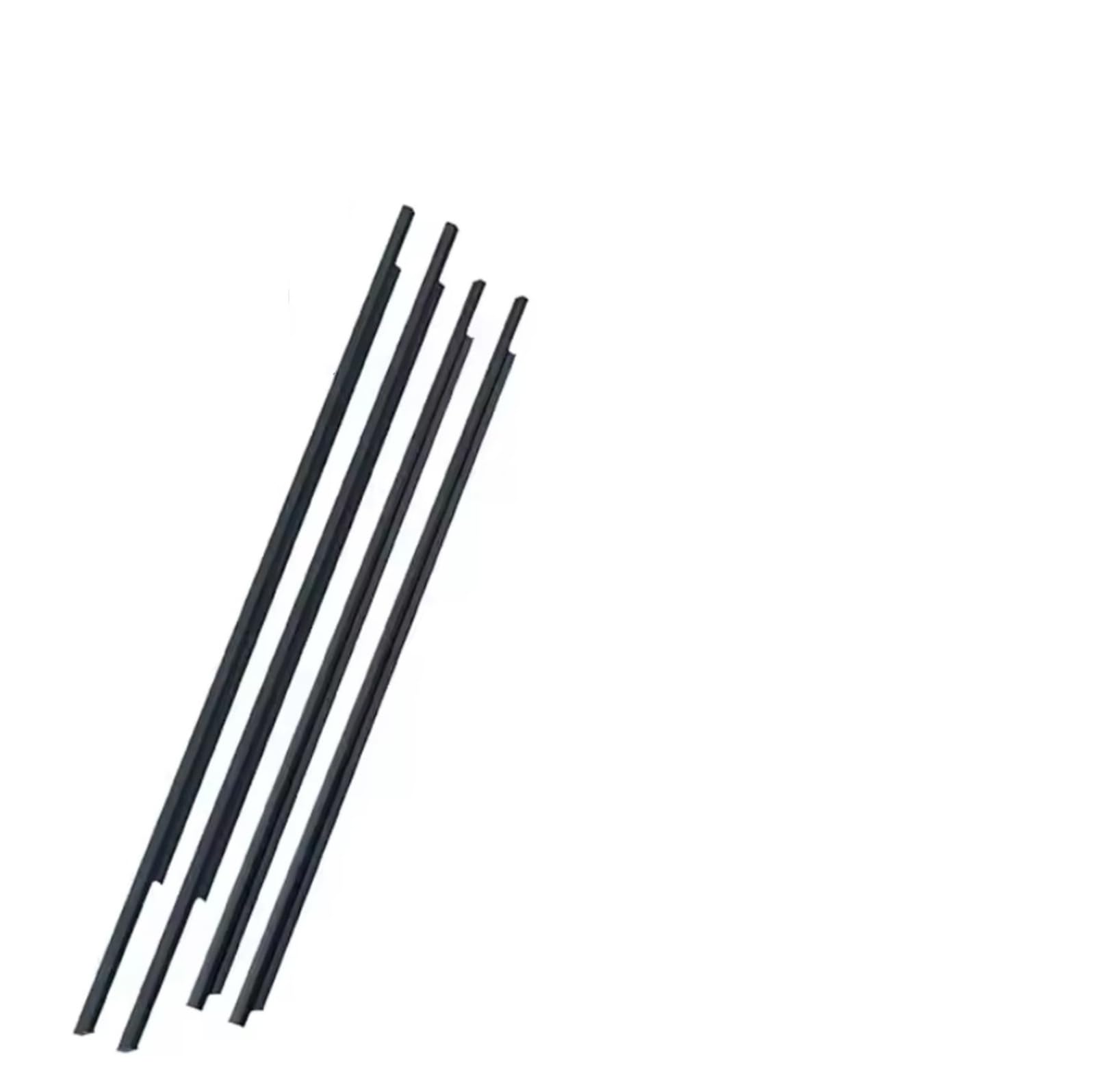 Pbqenxb One Color For Toyota For Prius 2003-2009 Oem 75710-47010 4 X Black Car Rubber Weatherstrip Glass Window Molding Trim Seal Belt Outer Window Weatherstrip