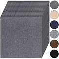 CvoMep 20Pcs Carpet Tiles Peel and Stick 24”x 24” Non-Slip Self Adhesive Squares Carpet Floor Tile Reusable Waterproof Carpet for Living Room Bedroom