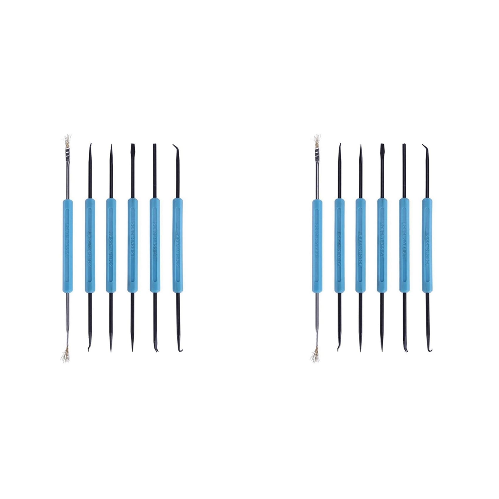 Jnchdghwa Blue&Black 12-Piece Welding Aid Kit Electronic Circuit Board Auxiliary Welding Tool Circuit Board Welding Combination Tool