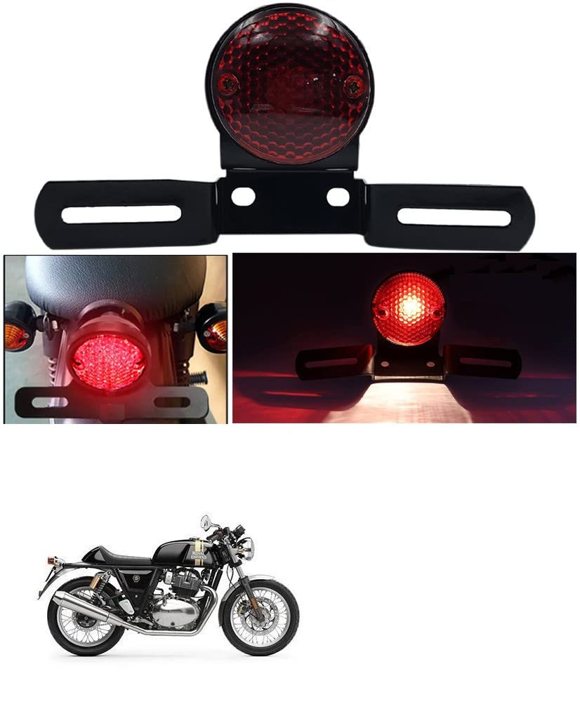 ZNEE SMART Brake Light Tail Light Stop Light LAMP Round Design Motorcycle for Royal Enfield Continental GT 650