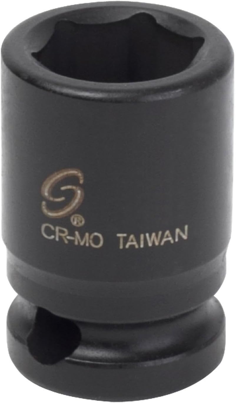Sunex 312mg 3/8-Inch Drive 3/8-Inch Magnetic Impact Socket
