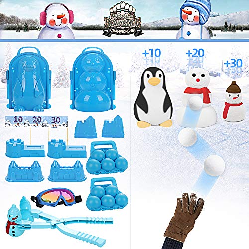 Superbnatural Bowling Game in The Winter, Full of Fun, Perfect Outdoor Play Snow