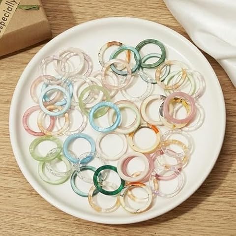 Lot de 10 bagues colorées - Generic Cover