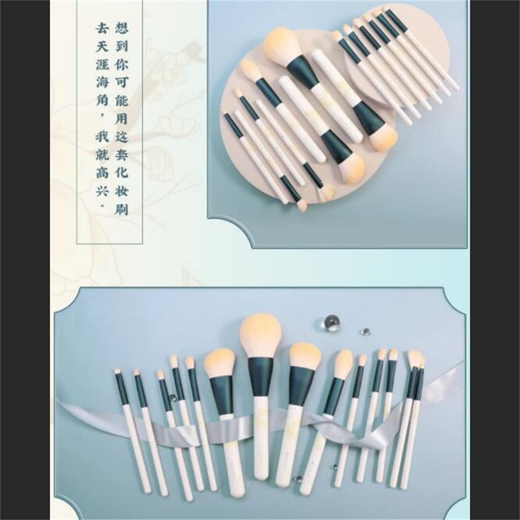 EDDGE Equipo Profesional de la Belleza del Cepillo de la localización del Sistema de Cepillo del Maquillaje 14pcs fácil Llevar