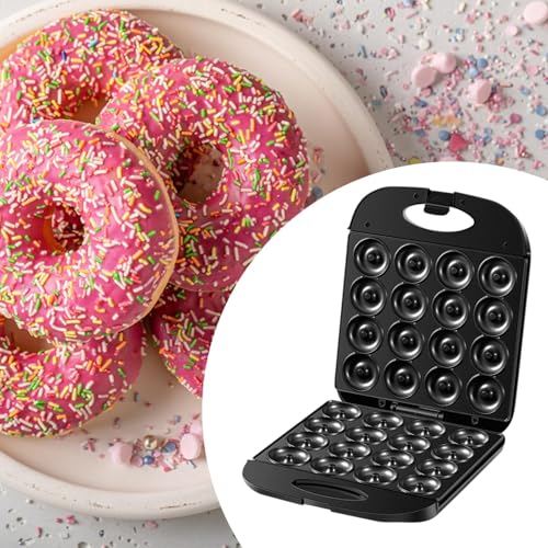 Sharplace Kids Mini Donut Maker Machine Creates 16 Doughnuts Compact Design for Desserts - Image 5