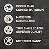 Duke Cannon Supply Co. Extra Large Bar Soap - Men's Natural Bar Soap With A Masculine Scent - Big American Bourbon Scented - All Skin Types - Hydrating Big Brick of Soap - Bourbon,10 oz #3