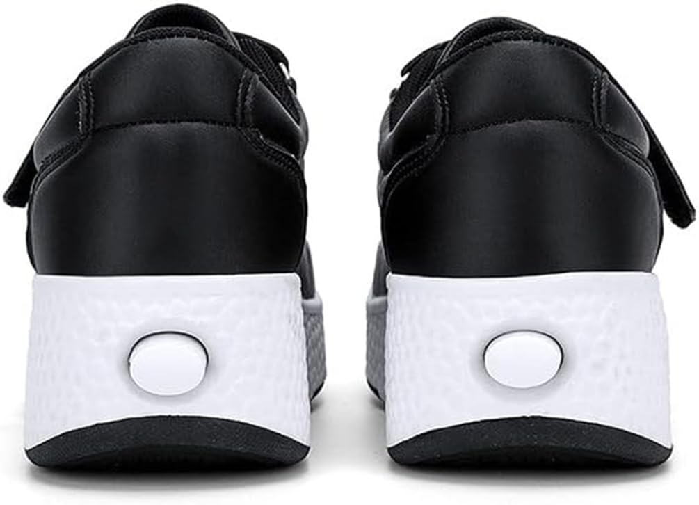 Dziewczęce buty na kółkach dla chłopców buty do deskorolki dla dzieci 2 w 1 wielofunkcyjne buty na rolkach buty na rolkach buty damskie, Rolka S31, 36 EU