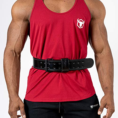 7Mm Leather Weight Lifting Belt - 4" Wide Tapered Premium Leather Lifting Belt For Gym, Workout & Weight Training - Weightlifting Belts For Men And Women (Medium, Black) #TOP5