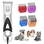 MASTERCLIP Dog Clipper for Bichon Frise, Shih Tzu, Lhasa Apso and Schnauzers. Mains Powered Clippers Professional Results on All Lap Dogs That Have Thick, Long, Dense, Wavy or Flowing Hair.