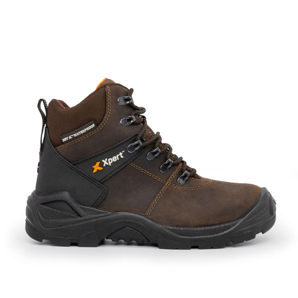 Xpert XP500 Warrior SBP para Hombre Negro Botas de Seguridad Hiker Punta de Acero