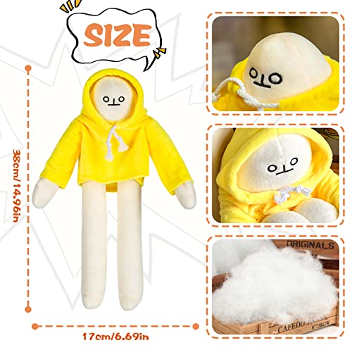 Sencu Plush Banana Man Toys,16 Inch Weird Banana Stuffed Animals Doll With Magnet,Funny Changeable Plush Pillow Decompression Toy Gifts For Boys Girls Birthday Party Christmas #TOP1