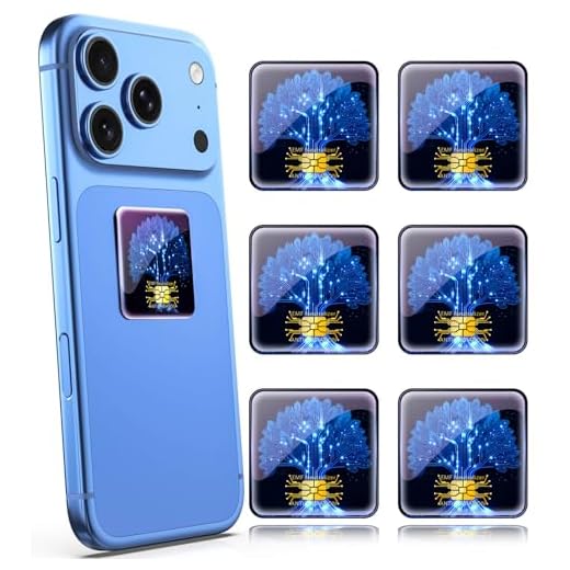 Cell Phone EMF Protection Neutralizers - for Smart Phones/Tablets/Laptops/Computer/WiFi/Priner/TV 6 Pack