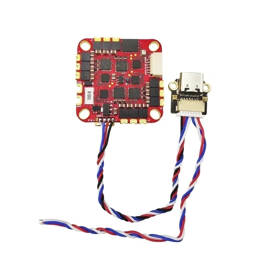 F722 AIO Controllore di volo BLHELI_S 40A 4in1 ESC 2-6S ICM42688 Sensore di corrente Dual USB BlackBox adatto for RC FPV Racing Drone