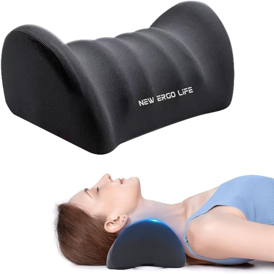 Custom Black Velvet Cervical Roll Pillow - Cylinder Bolster For Neck, Back, Knee & Yoga Support, Pain Relief