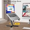 FoldWise X Premium Laptop Stand for Desk - 100% Aluminium, Portable & 360° Rotating - Adjustable Height & Angles Laptop Riser - Sturdy & Foldable MacBook Stand Compatible with All 11-18” Devices #4