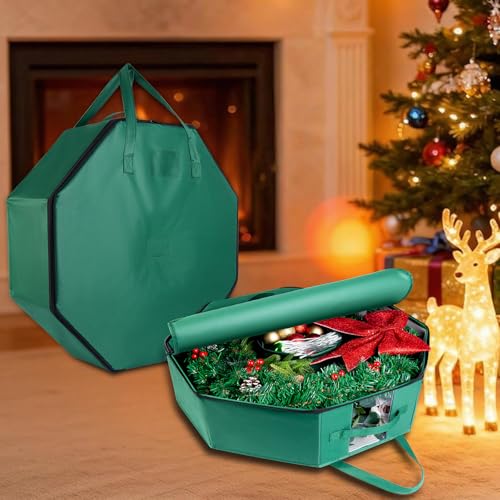 BrilliantJo 2er Pack Aufbewahrungstasche für Weihnachtskränze...