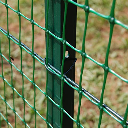 TENAX Kunststoffbeschichteter Metalldraht, Grün, Länge 100 m - Durchmesser 2 mm