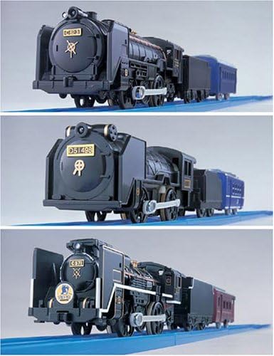 Amazon Co Jp プラレール 蒸気機関車 鉄三勇士 C62 3号機 D51 498号機 C57 1号機 Slやまぐち号