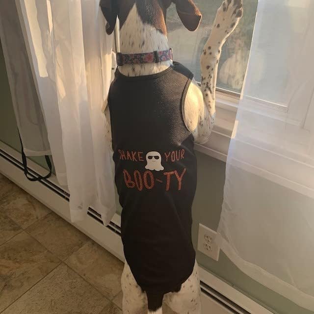 Camiseta para Perro Halloween Shake Your Boo-ty | Disfraz miniatura 3