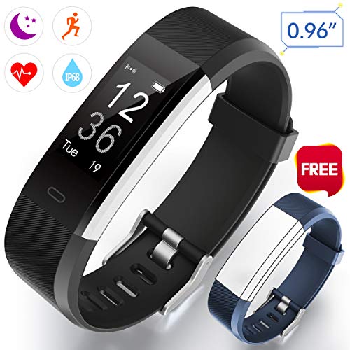 Fitness Tracker Braccialetto Contapassi - Orologio Sportivo Con Sveglia A Vibrazione, Impermeabile, Per Camminata E Corsa