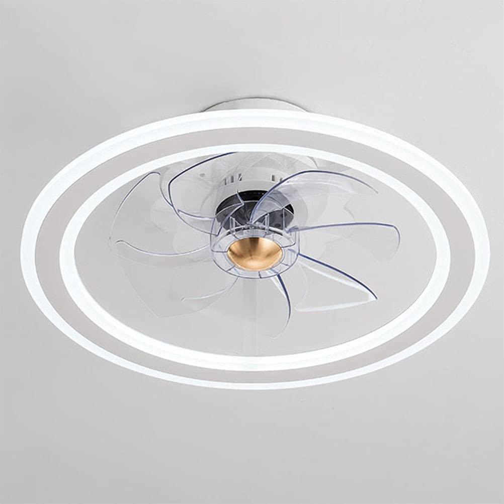 Ventilador de techo con luz LED de 98W y mando a distancia para salones