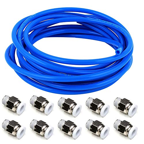 8mm Tube Air Hose,CEKER 8MM x 5MM Plastic Tubing PU Air Tubing Pneumatic