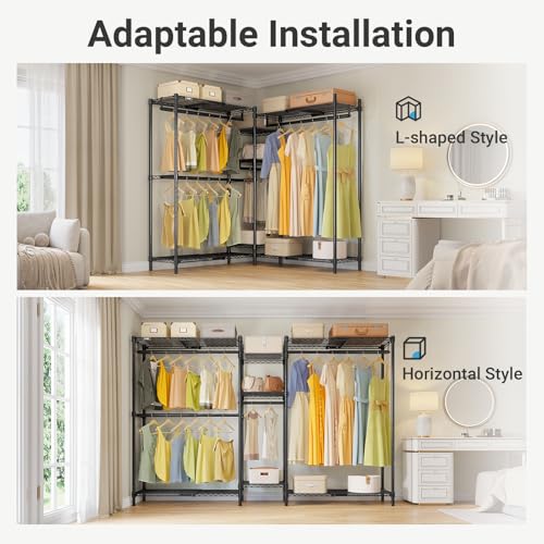 Image of VIPEK Classic V6X Dynamic Closet System, Expandable Garment Rack